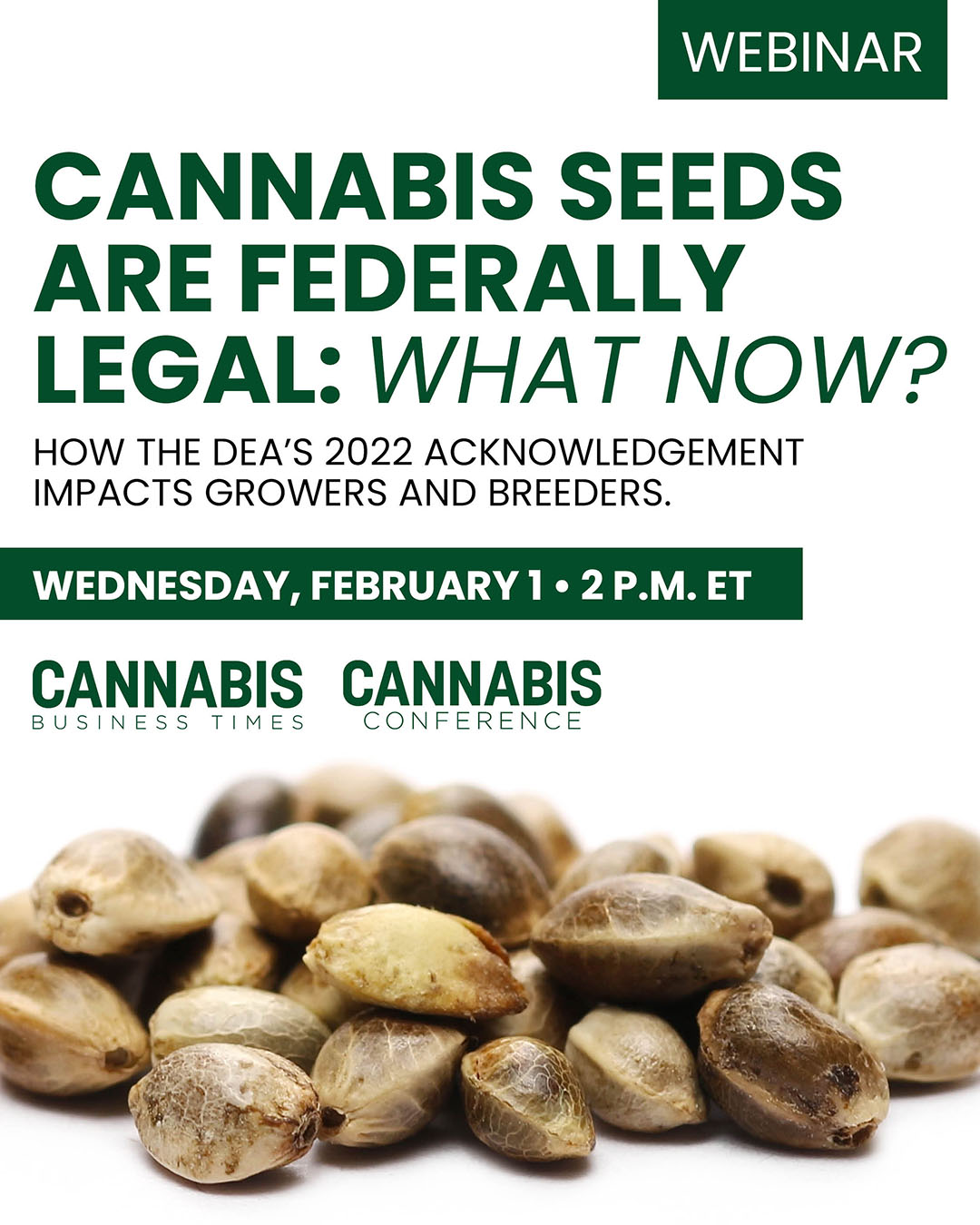 Cannabis Seeds Webinar
