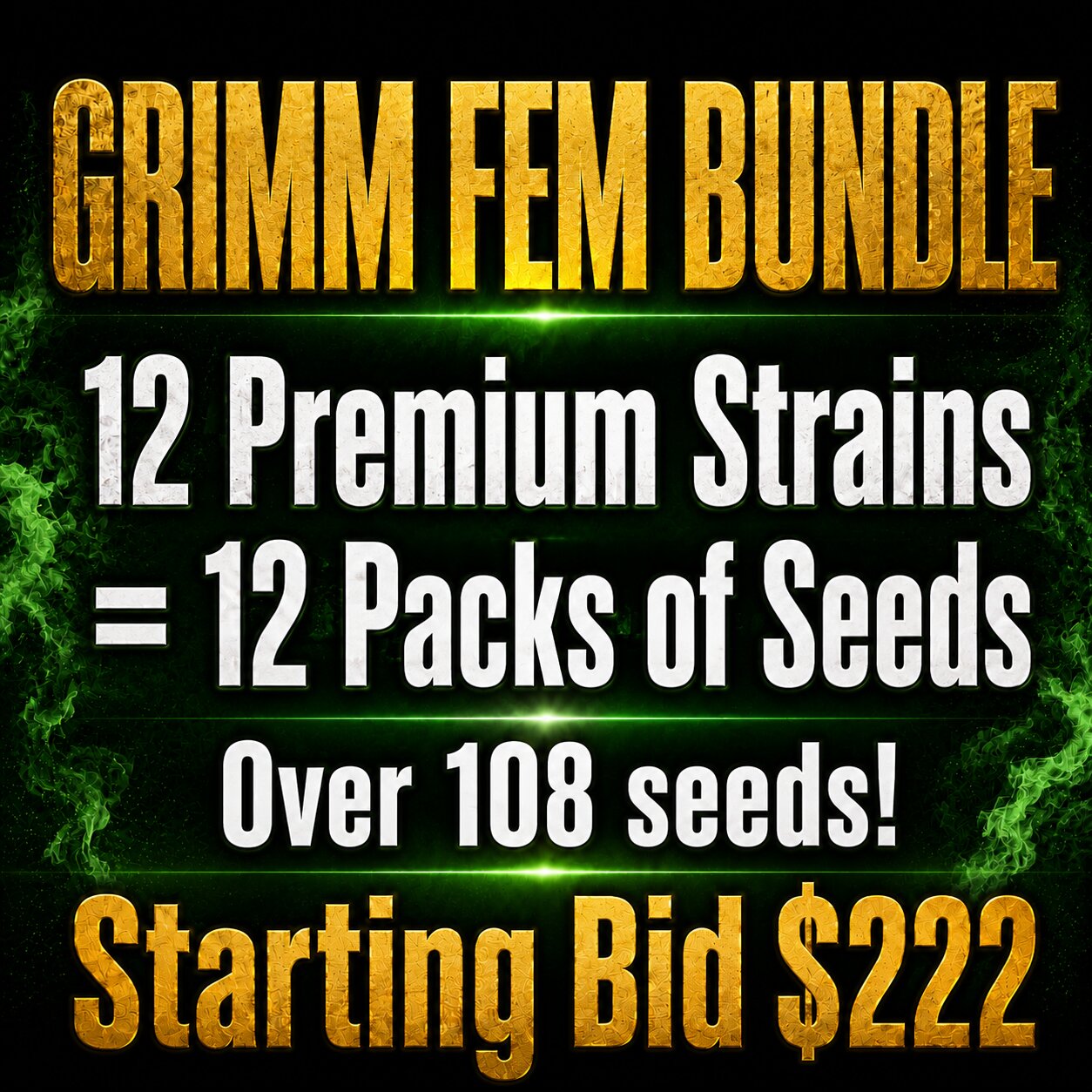 FEM Variety Bundle: 108+ Seeds